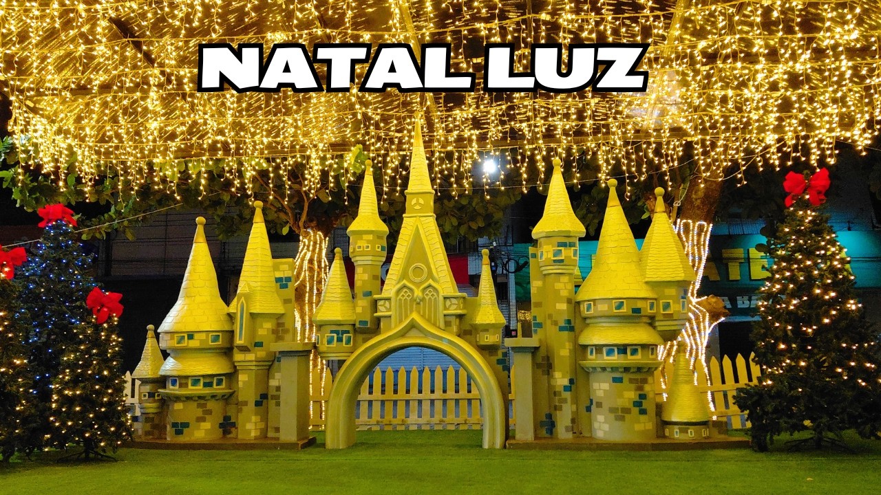 Natal LUZ DESSE JEITO VOCÊ NUNCA VIU!! São José da Tapera AL. Cidade mais arborizada do Sertão P1/2.