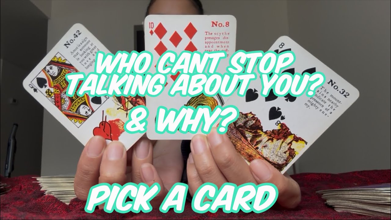Who can’t stop talking about YOU?🗣️.. pick a card