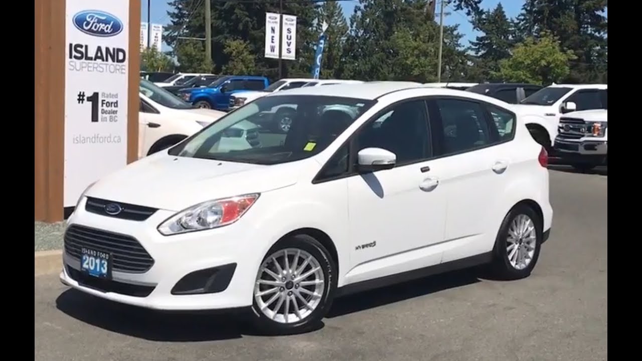 2013 Ford C-Max Hybrid SE W/ keyless Entry Keypad, Heated Seats, A/C Review| Island Ford