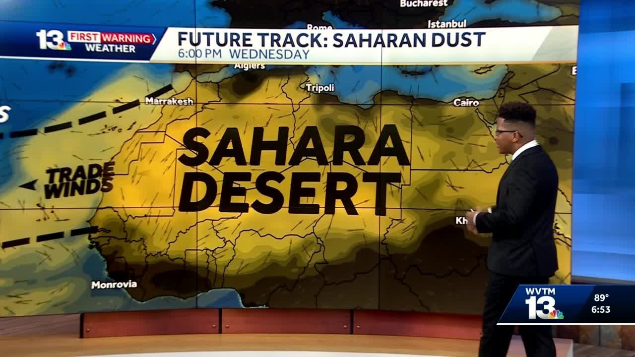 Saharan Dust from Africa crosses the Atlantic, impacting the 2025 Atlantic Hurricane Season