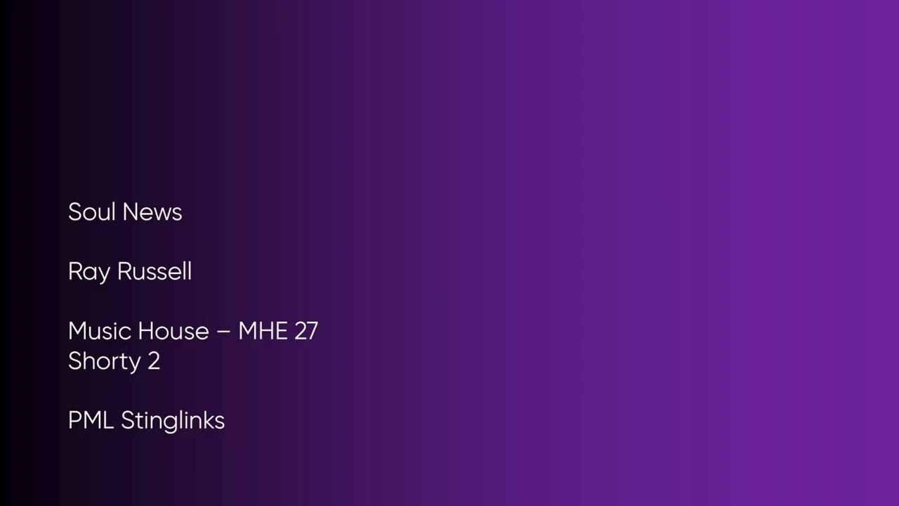 Soul News - Ray Russell | Music House (MHE 27) [Full Track] - PML Stinglinks 