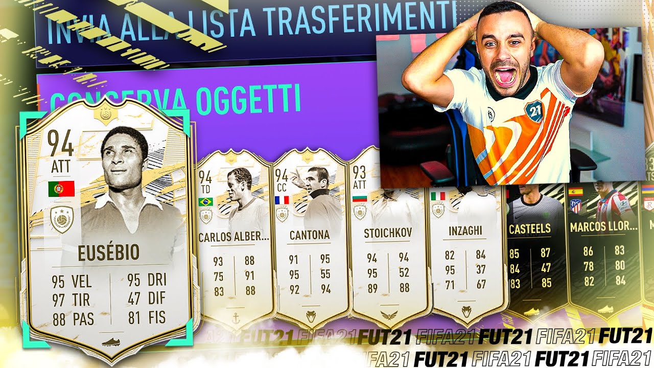 😱HO TROVATO LE ICON PIU' FORTI!!!!!! FIFA 21 PACK OPENING ITA
