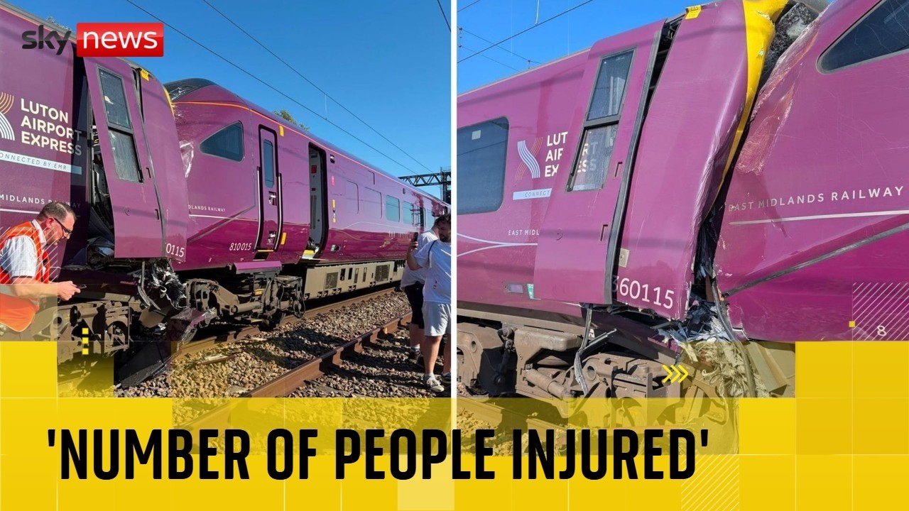Two trains collide near Bedford leaving multiple people injured, emergency services confirm