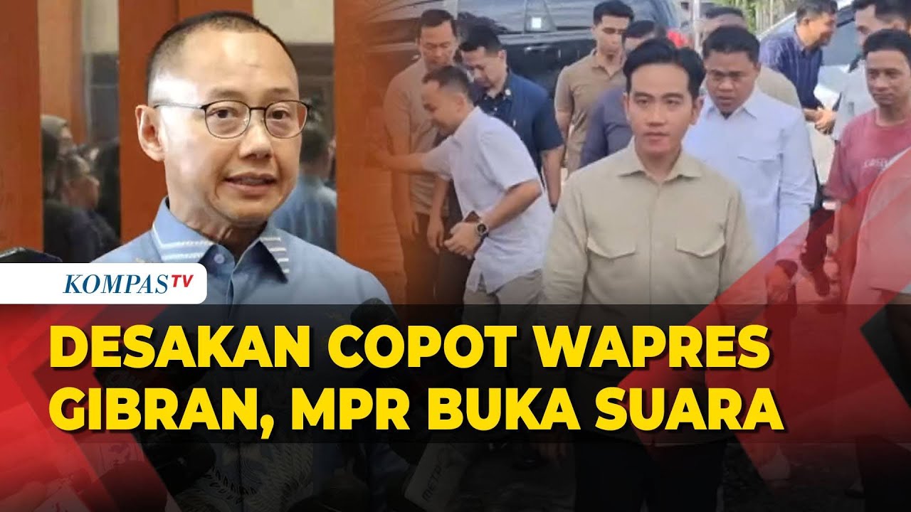Forum Purnawirawan TNI Usul Copot Wapres Gibran, Ini Respons MPR