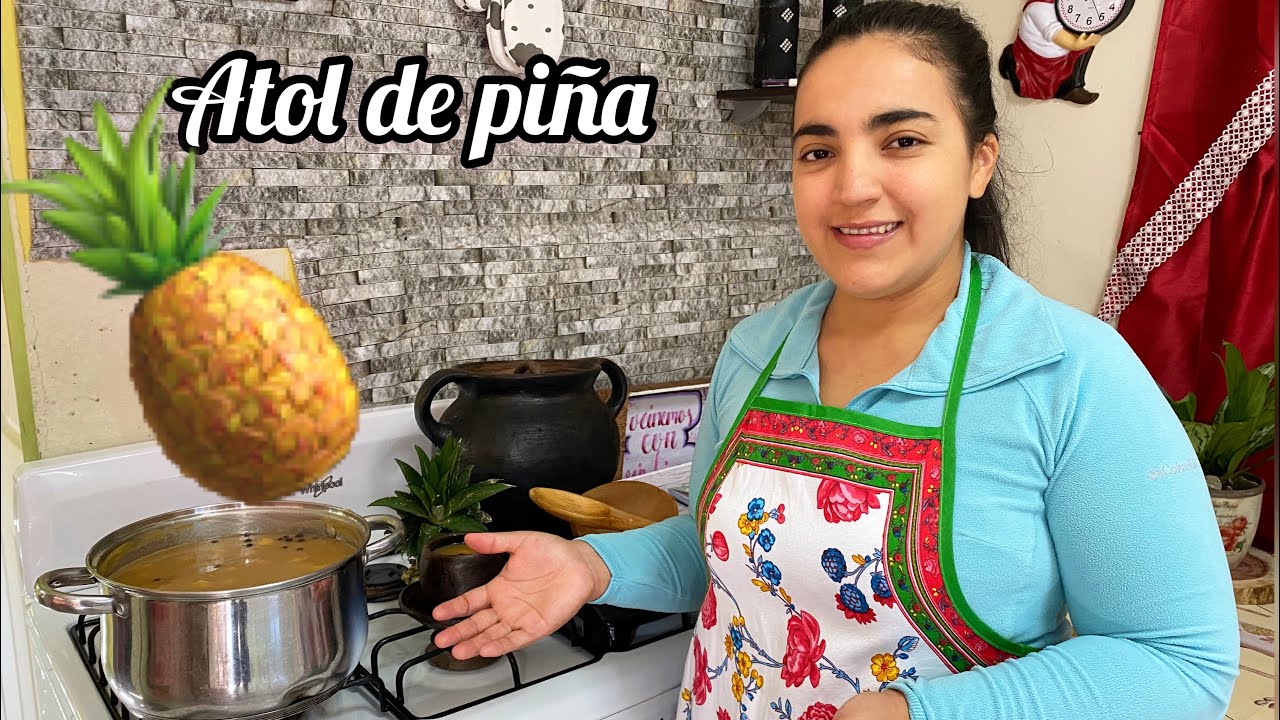 Atol de piña 🍍 estilo salvadoreño muy sabroso 😋