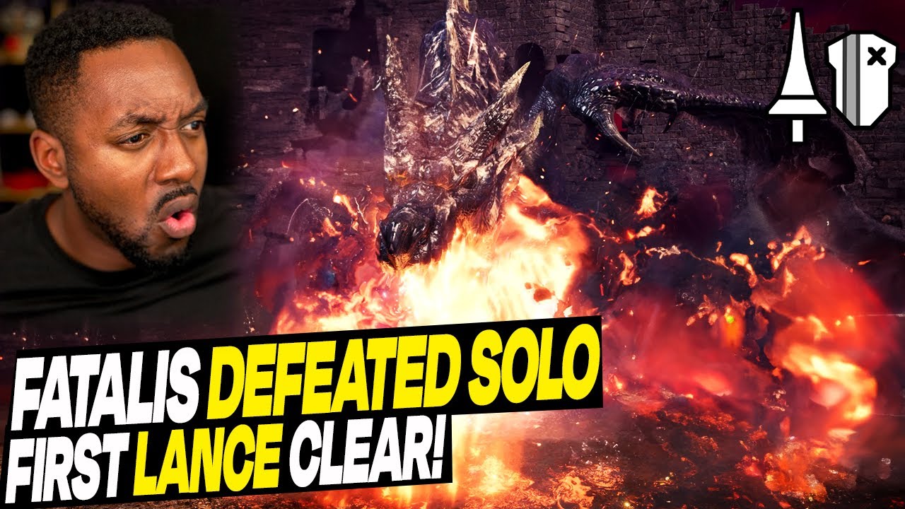 I Defeated Fatalis Solo With LANCE! After 10 Days Of Learning The Weapon | MHW Iceborne