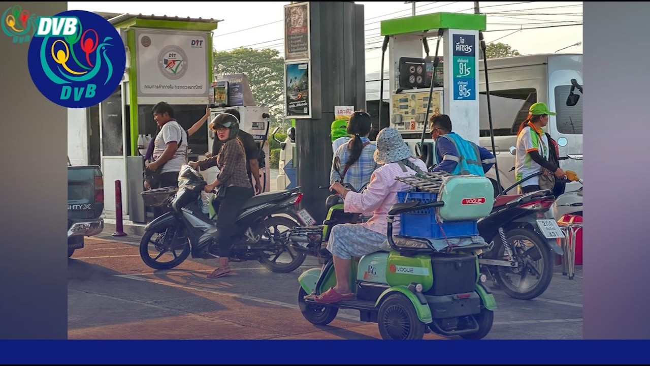 ထိုင်း-မြန်မာနယ်စပ်က ဆီဆိုင်တချို့ အကန့်အသတ်နဲ့ ရောင်းချ - DVB News
