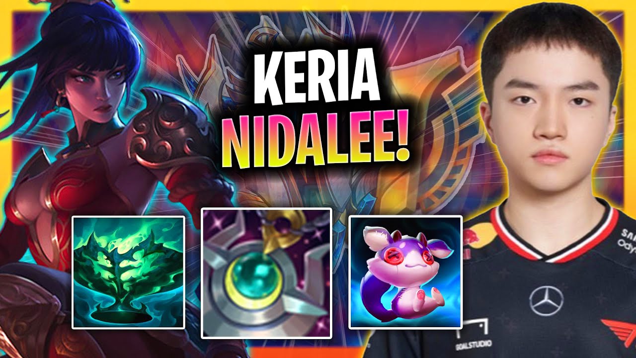 KERIA IS INSANE WITH NIDALLE SUPPORT! | T1 Keria Plays Nidalee Support vs Milio!  Season 2025