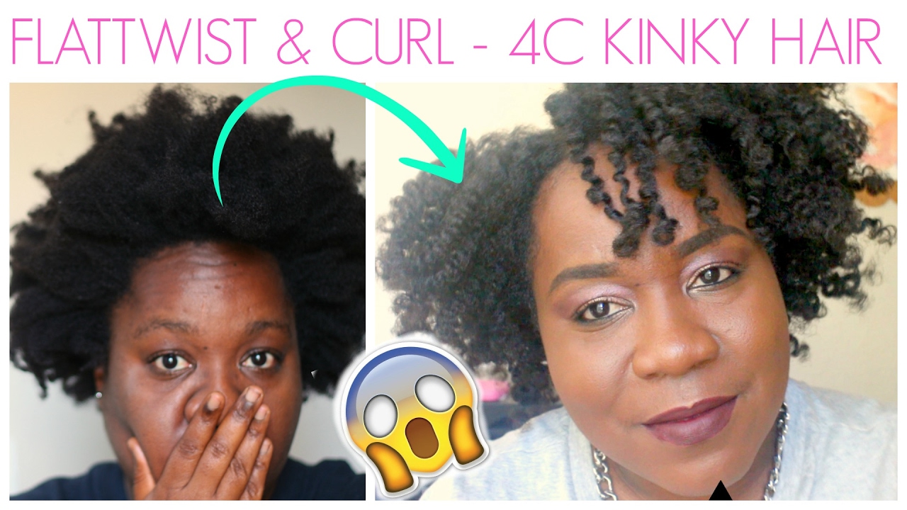 Flat Twist and Curl with Perm Rods 4C NATURAL HAIR feat. Kinky Tresses
