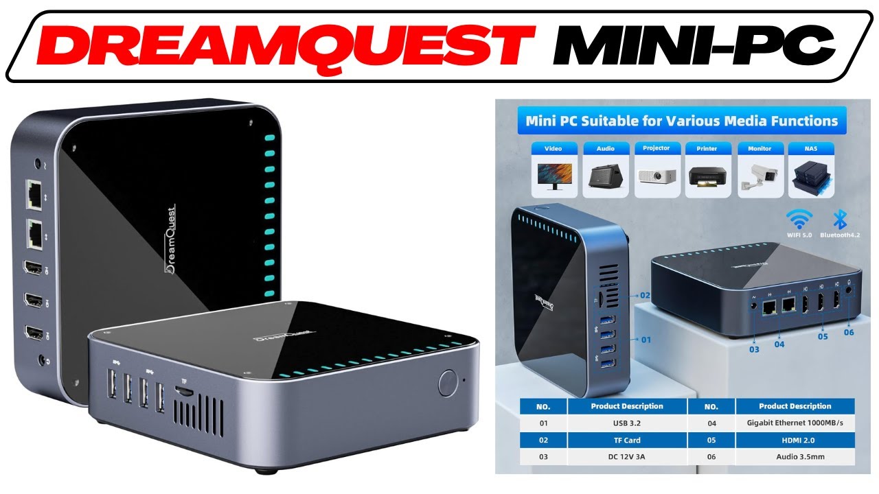 DreamQuest Pro Mini PC Test Vergleich 2026 🥇 Windows 11 Mini Computer