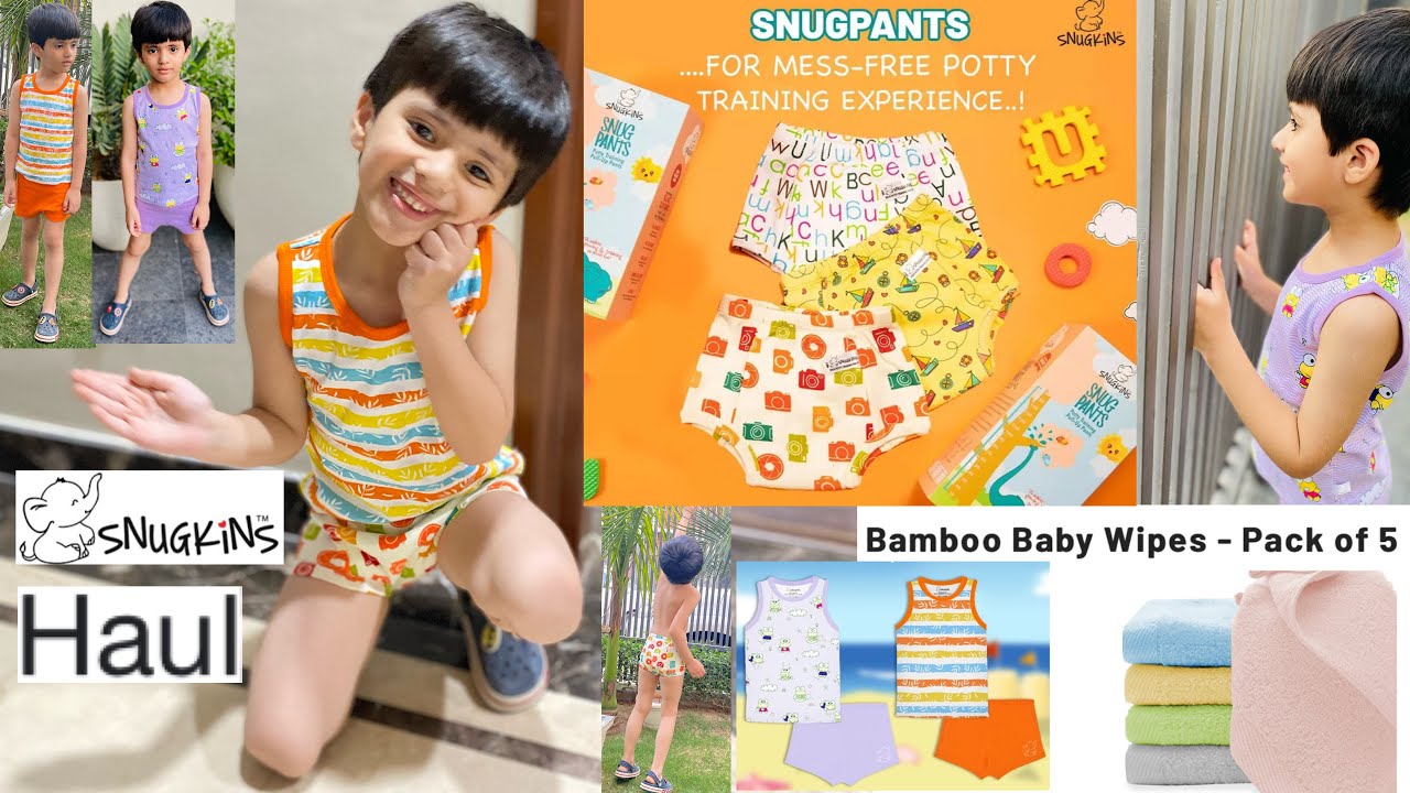 Snugkins haul || potty training pants || bamboo baby wipes || Reusable wipes||snug wear