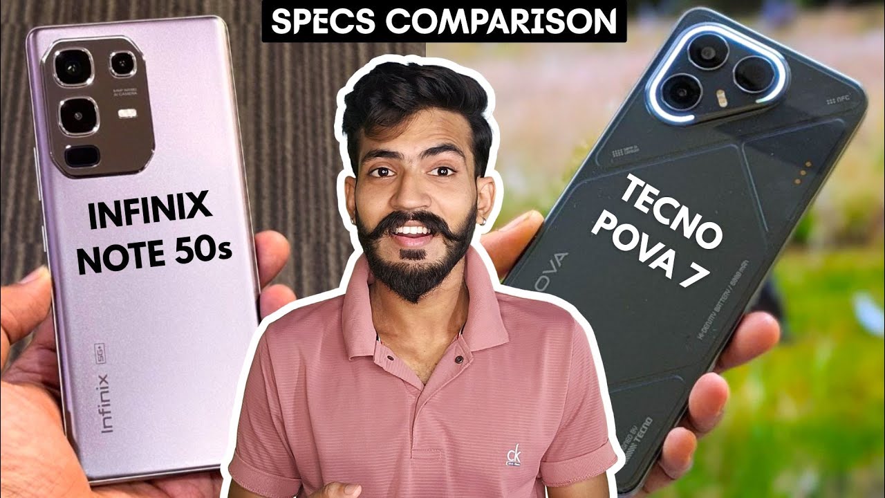 Tecno Pova 7 vs Infinix Note 50s: Full Specs Comparison & Price in India