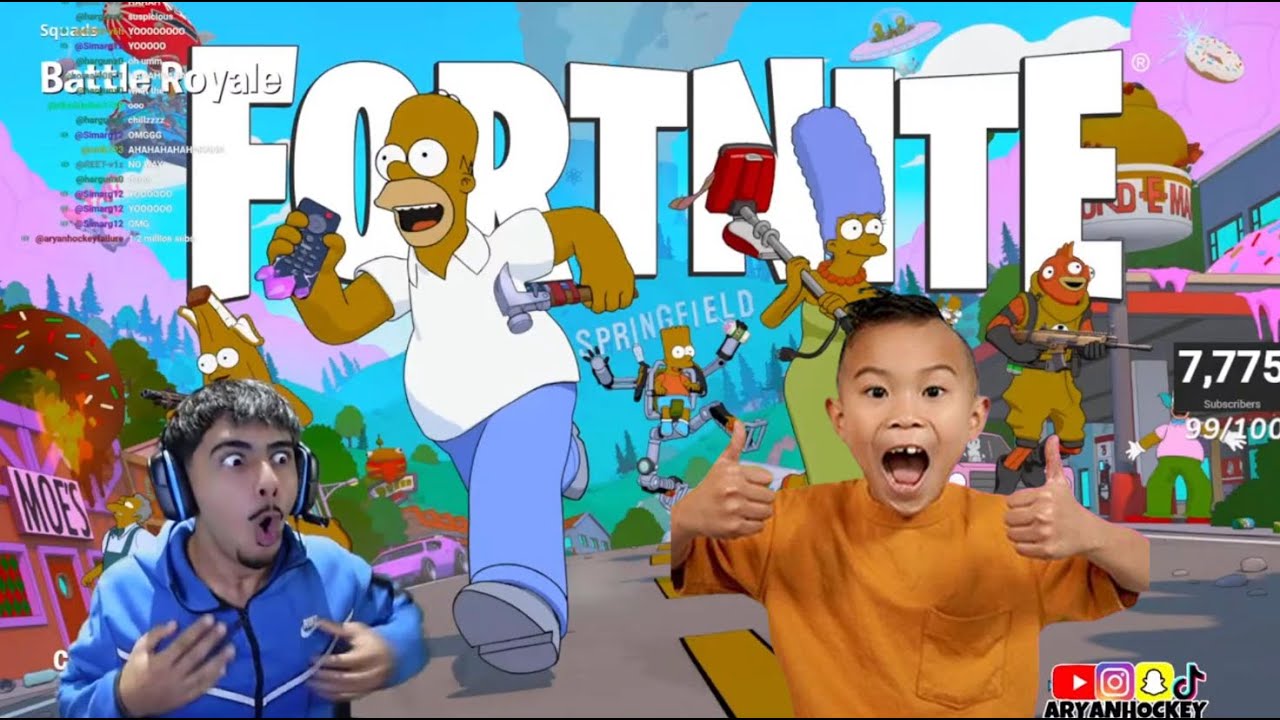 Playing Fortnite with a FAMOUS YouTuber!