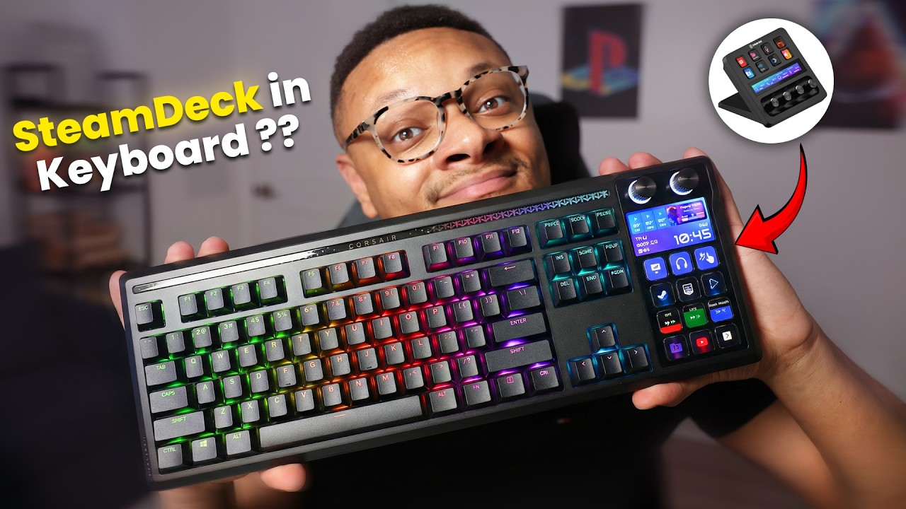 Они вставили Stream Deck ВНУТРЬ клавиатуры (обзор Corsair Galleon 100 SD)