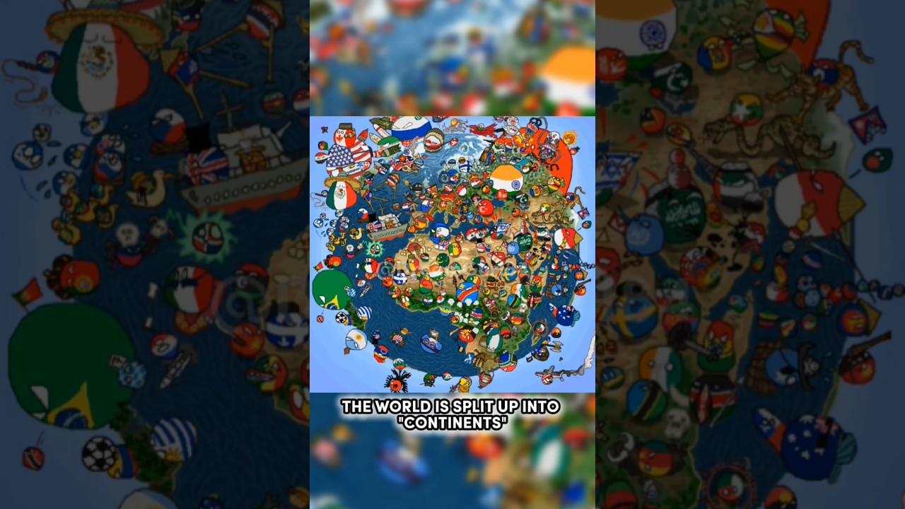 !!!THE 7 CONTINENTS SONG🌏@DreamGurl84 🩷🩵#continents #countryballs #flags #geography #roblox