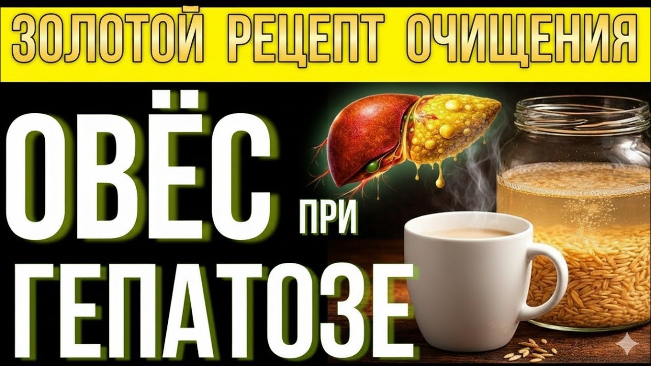 Овес восстановит печень при гепатозе, если заваривать его ТАК! Схема приема