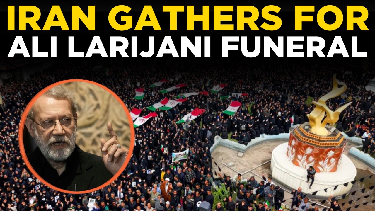 Ali Larijani Funeral LIVE: Iran Holds Funeral for Ali Larijani Amid War With Israel | ali larijani