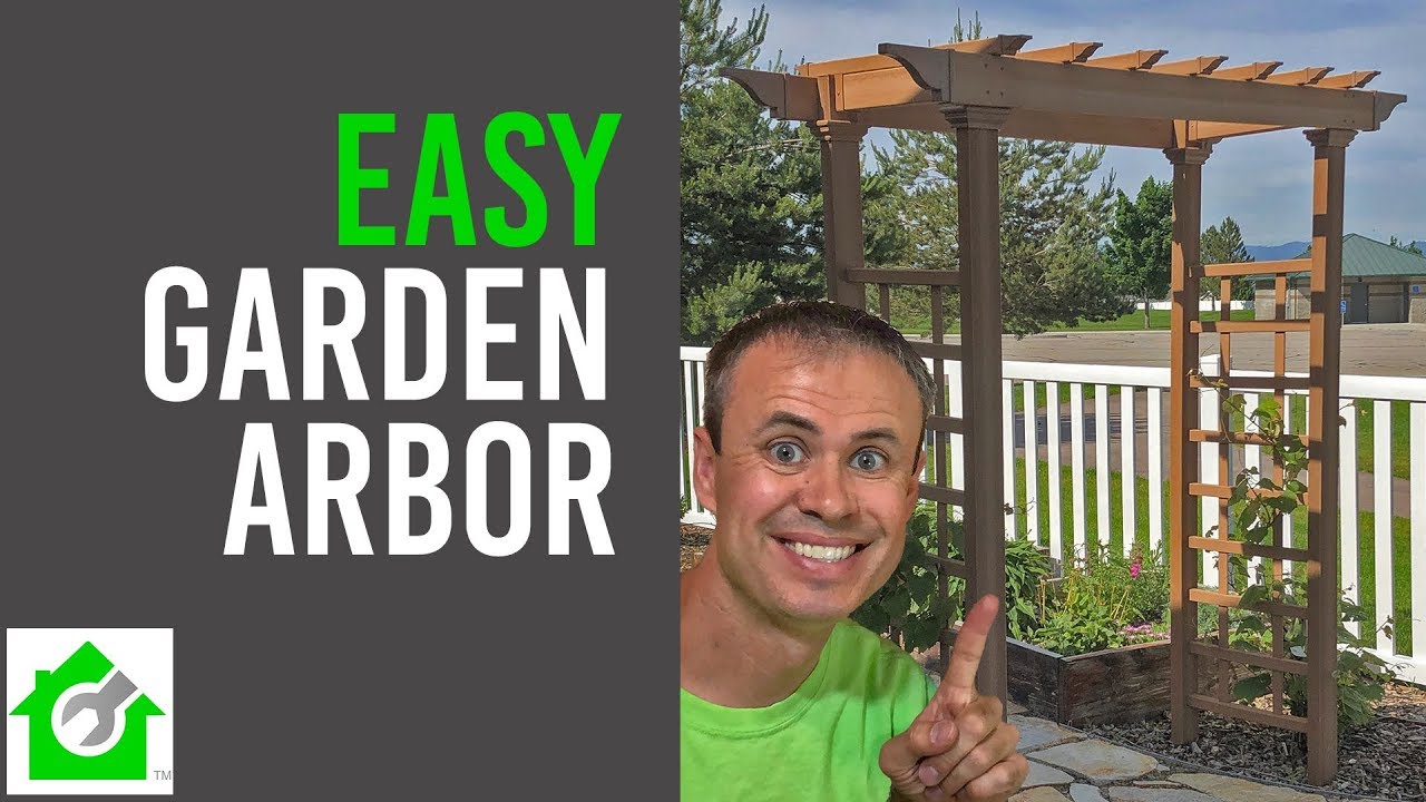 How to Install a Garden Arbor