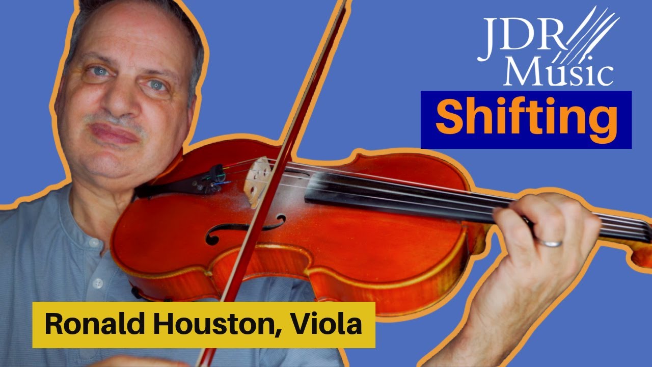 Viola Shifting | Shifting Exercises and viola left hand fluidity | Ronald Houston | JDR Music