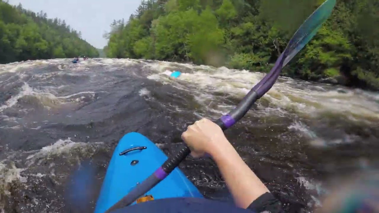Débacle des pitounes, Rivière Mattawin, Rapide des cinq à 160