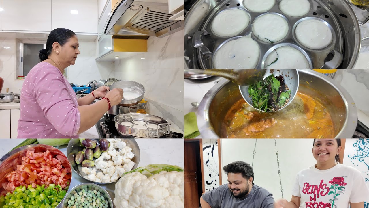Bhai Aavtavet Idli Shambar Mage #idlisambar #idlisambhar