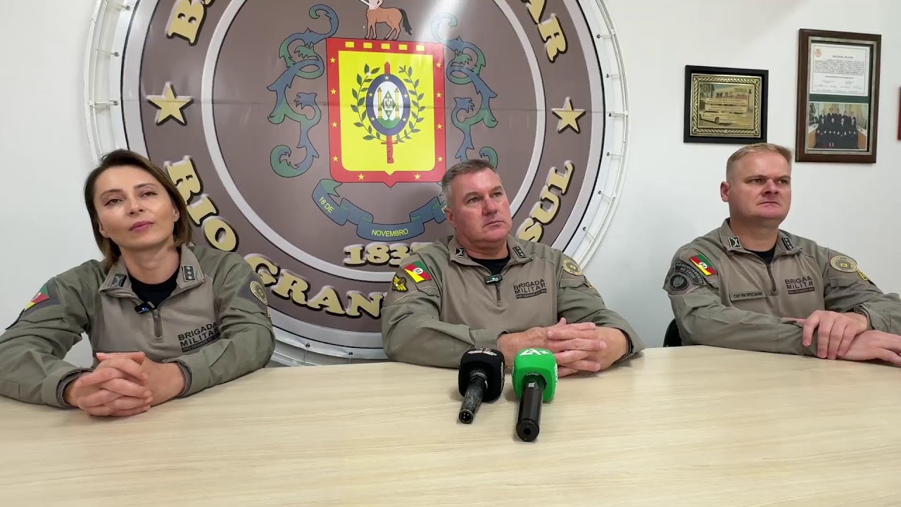 Coletiva de imprensa de apresentação do novo comandante do 37º Batalhão de Polícia Militar