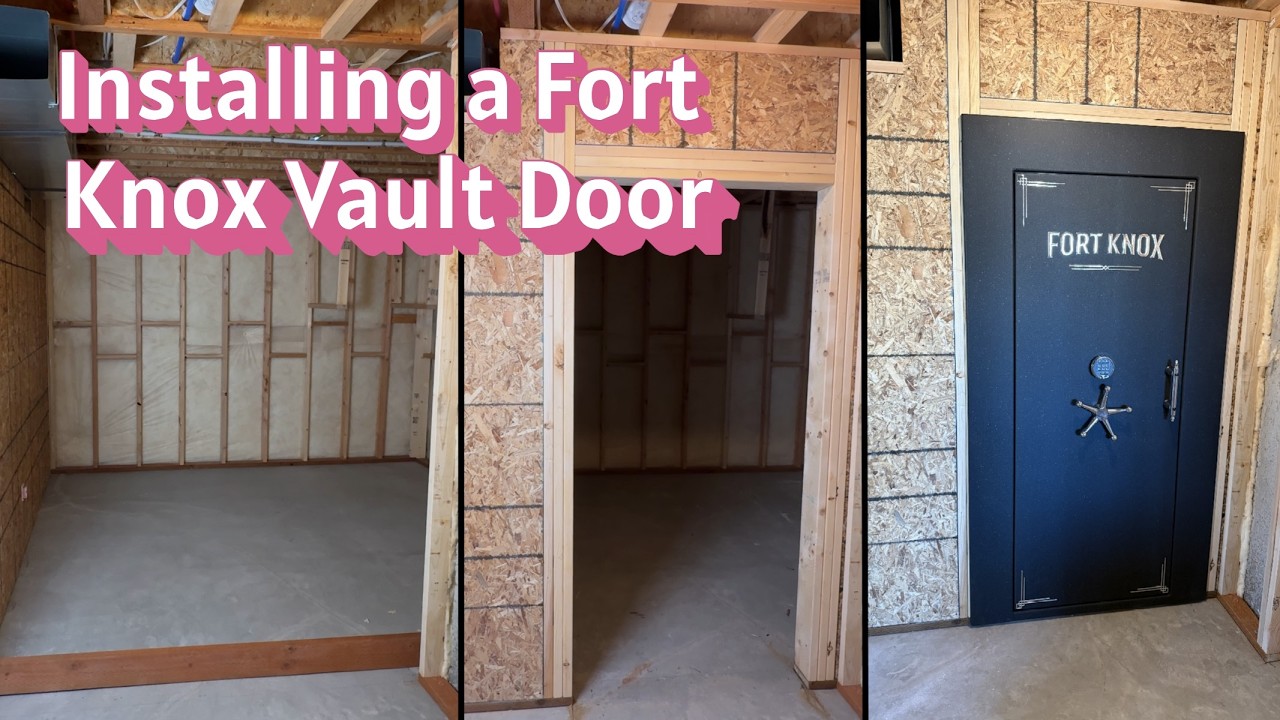 1,400 lb Vault Door Install | Start to Finish