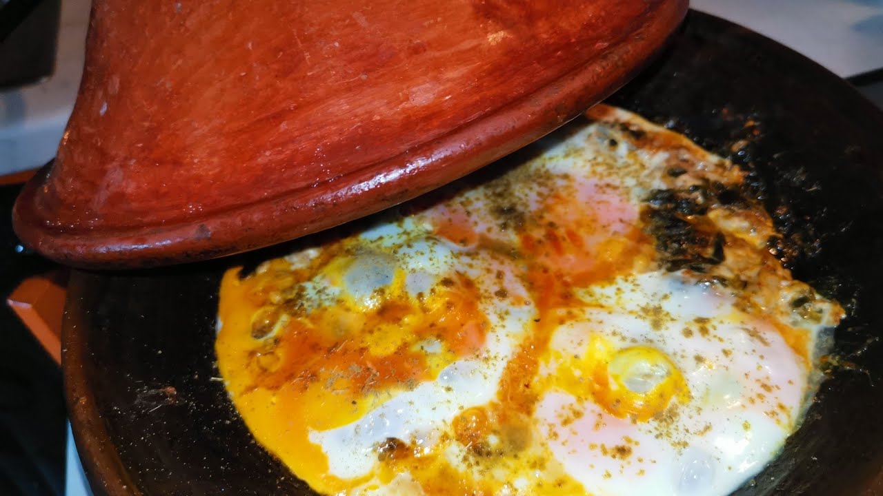 طاجين المخ بطريقتي الخاصةمخضر بالمعدنوس روعة 😋😋