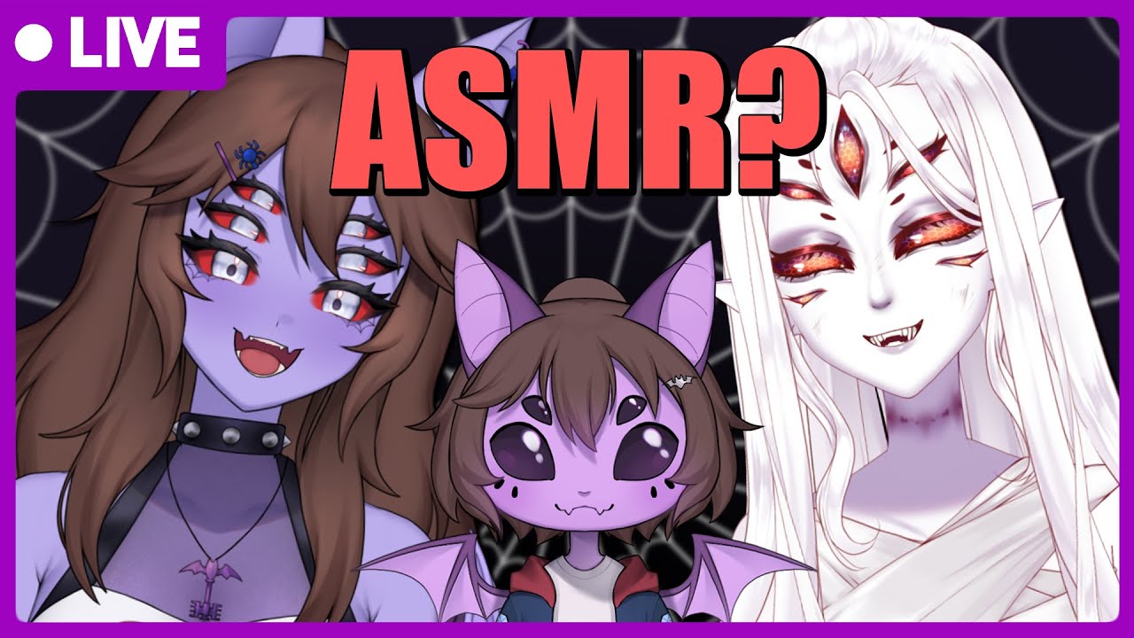 2 VTUBERS ARANHAS FAZENDO ASMR EM INGLÊS (Ou tentando) ft. @JUJU5033-t2r