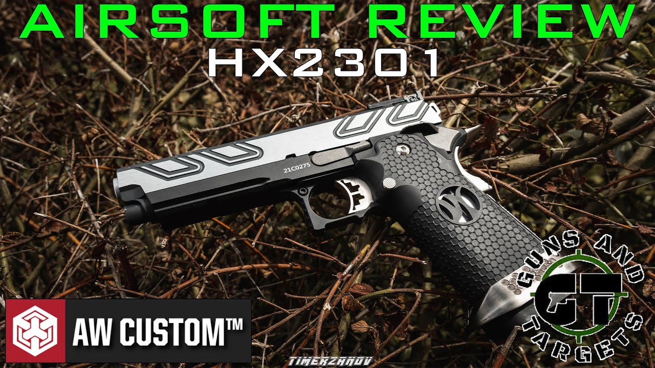 Airsoft Review #70 AW Custom HX2301 IPSC Full Silver (Hi-Capa) (GUNS AND TARGETS) [FR]