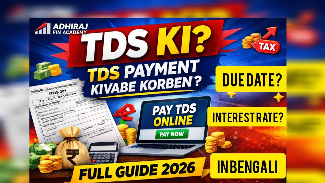 TDS Ki? TDS Payment Kivabe Korben? How To Pay TDS? Challan 281 Full Guide (Bengali)