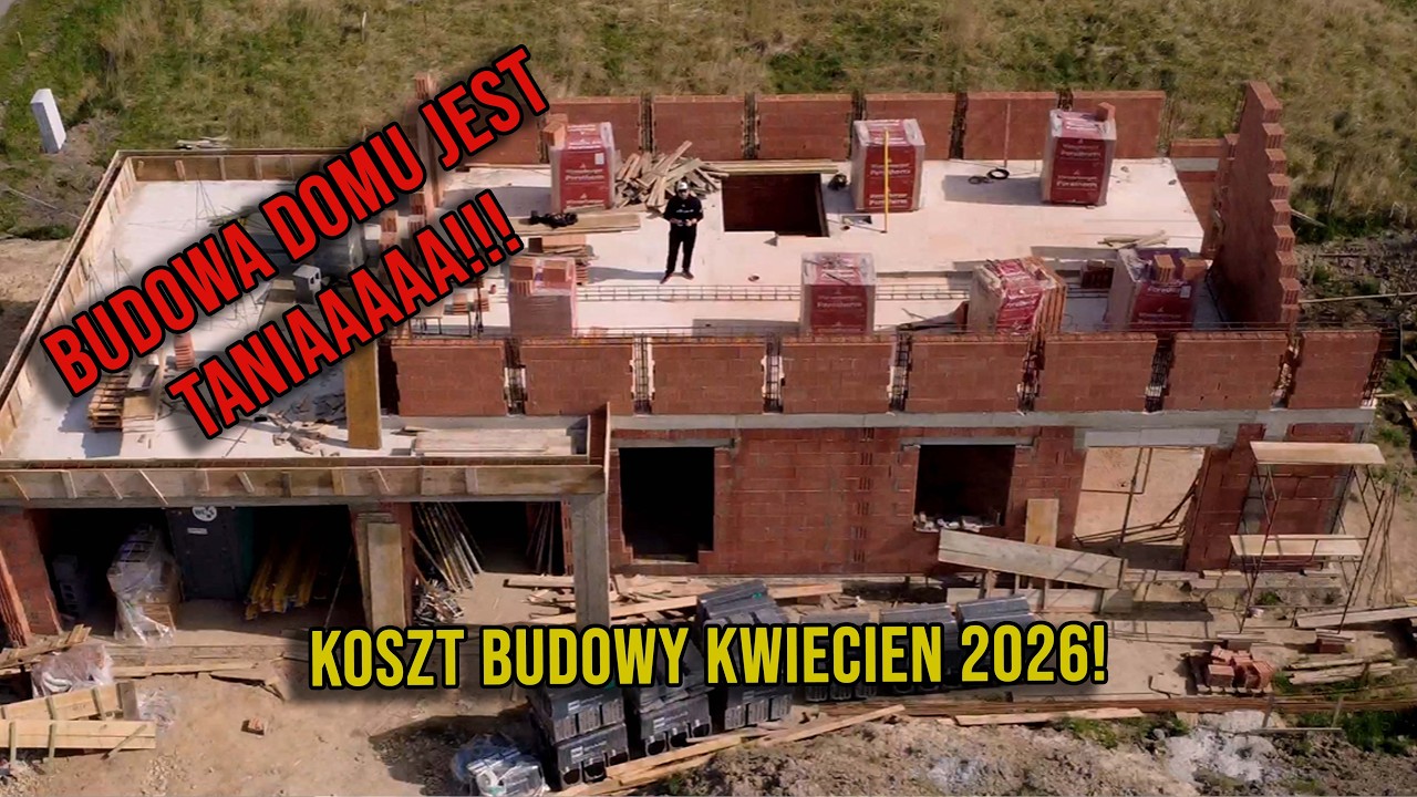 Budowa domu jest TANIA! Koszt budowy domu 2026