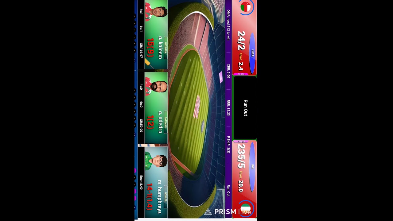 IRE vs OMA live match today