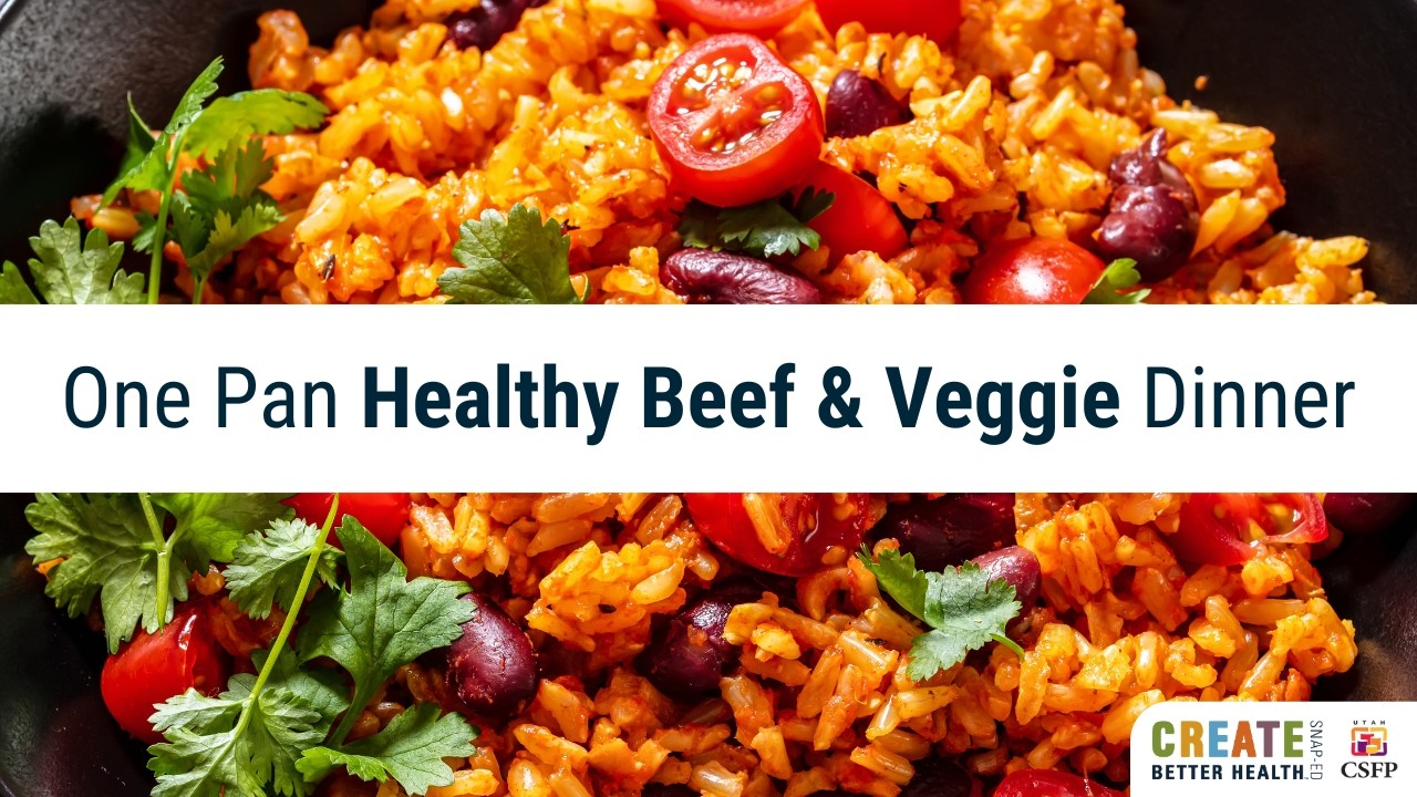 South of the Border Beef and Veggies Healthy Recipe Demo
