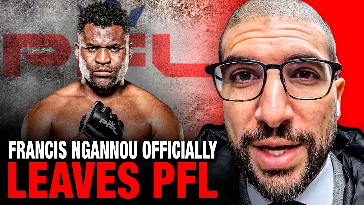 BREAKING: Francis Ngannou Officially Leaves PFL, Becomes Free Agent; Ariel Helwani Reacts