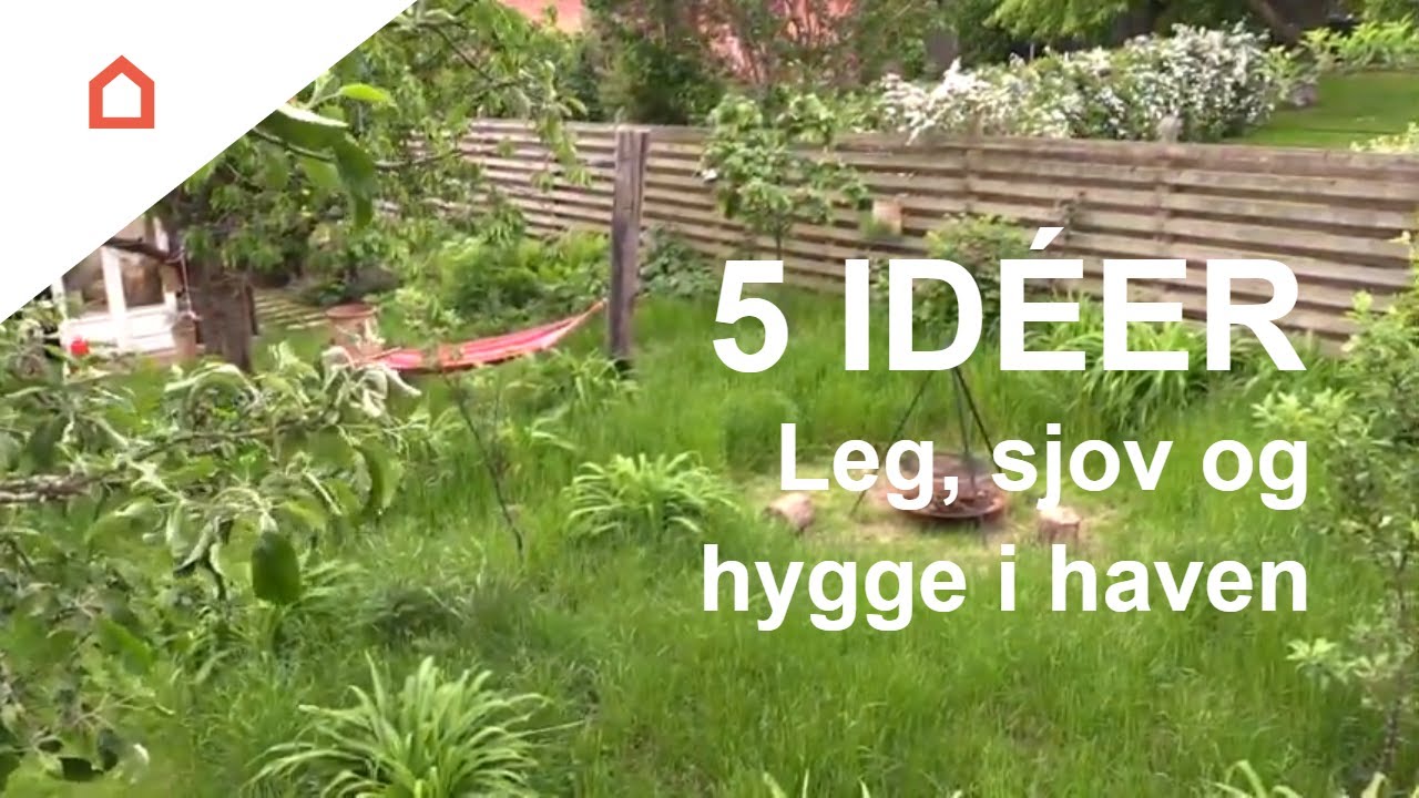 5 ideer til en sjov have for børn