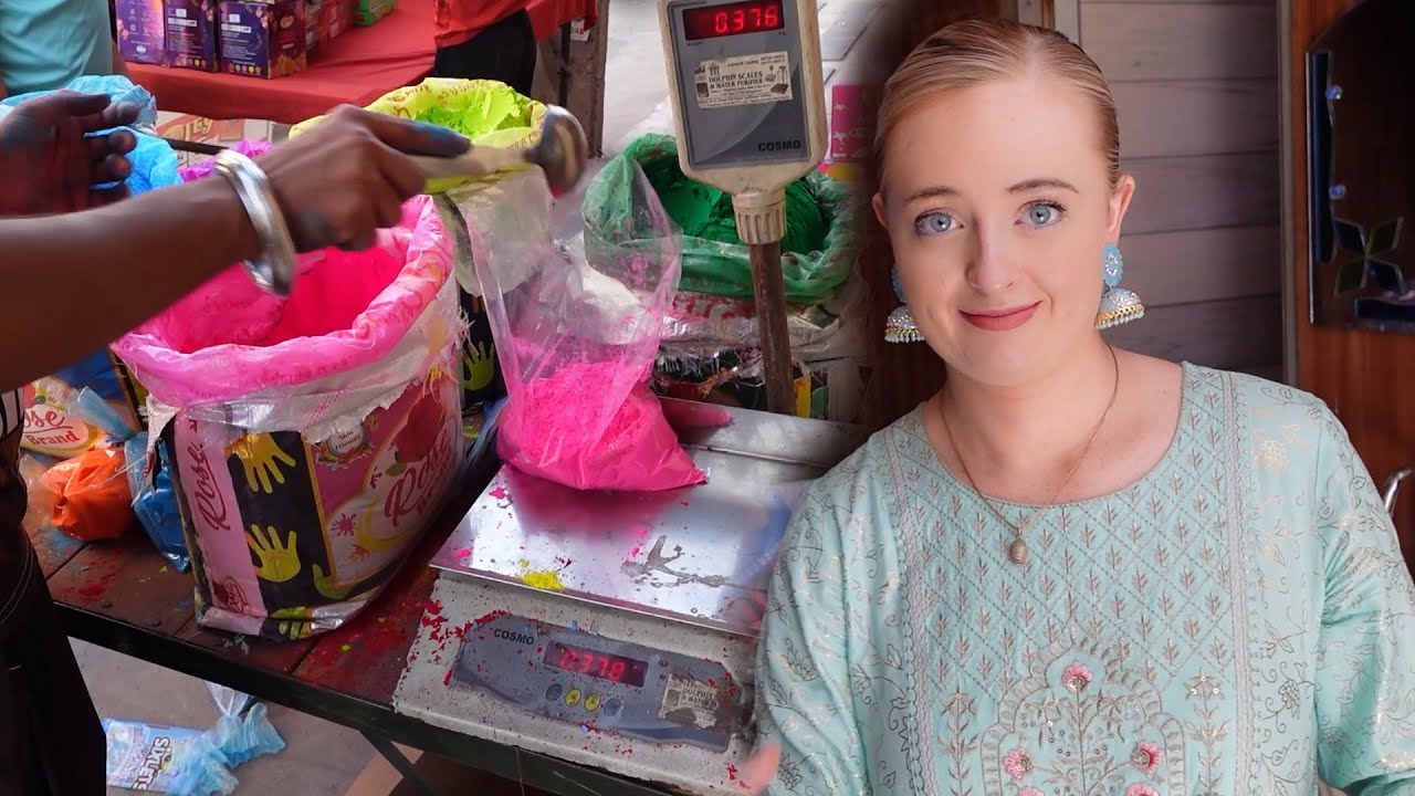 GETTING READY FOR OUR FIRST HOLI IN INDIA *Holi Shopping 2023*