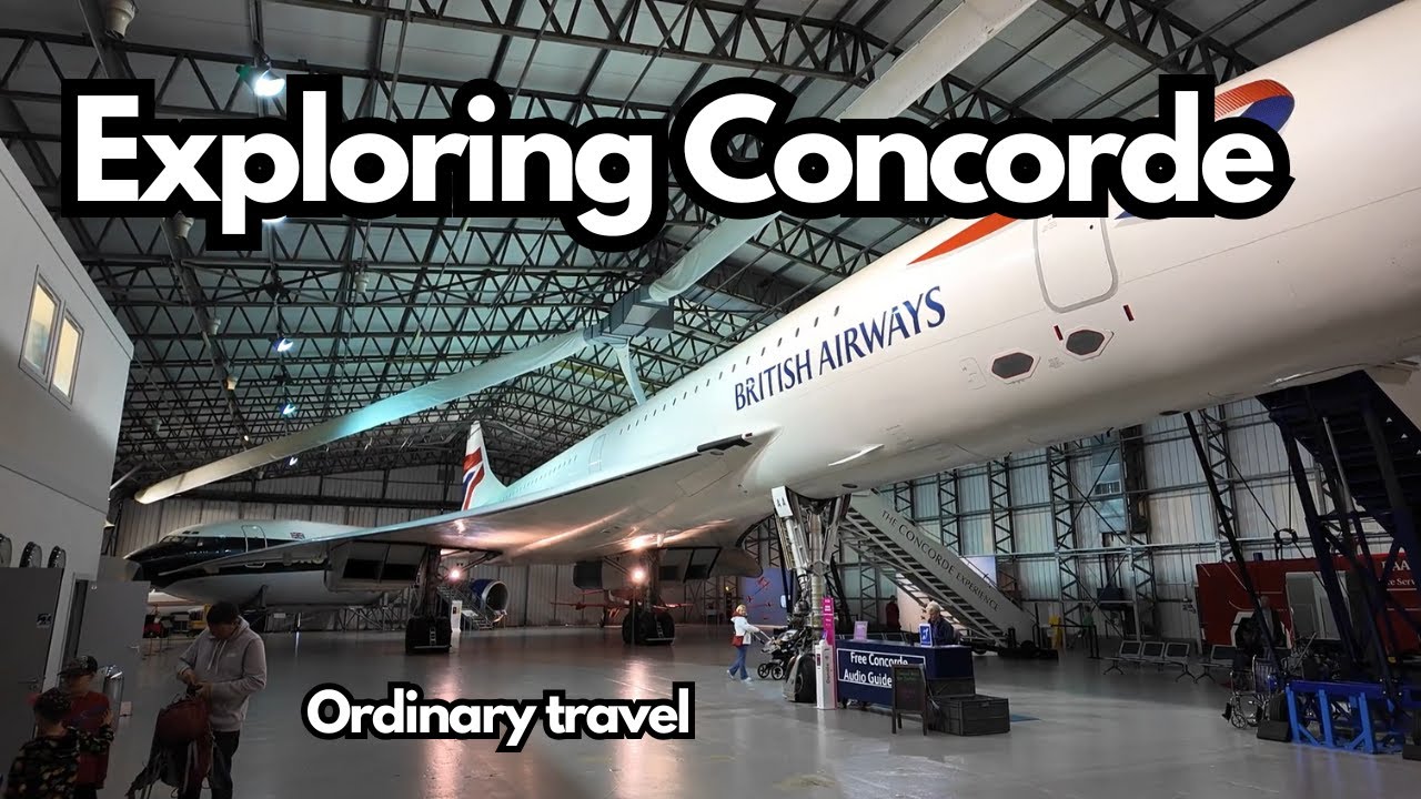 Exploring CONCORDE - National Museum of Flight, Scotland - Museum walk through - Walking tour