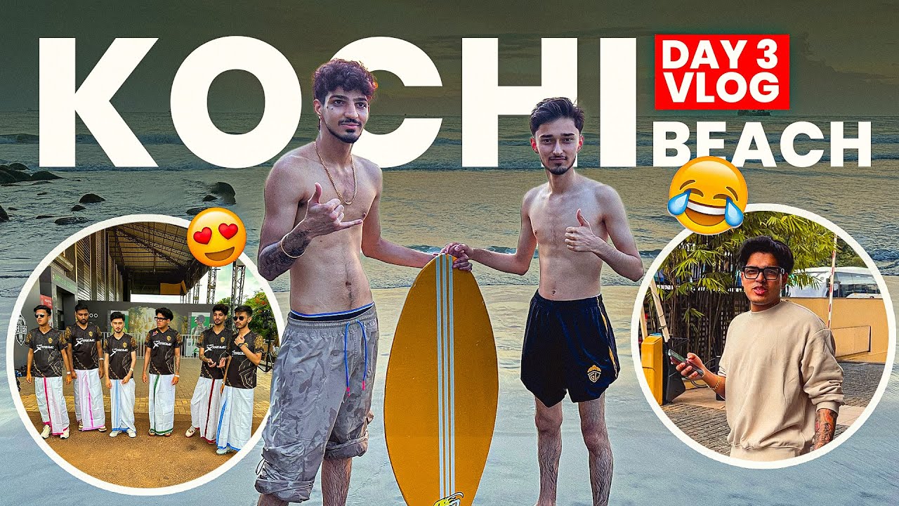BMPS DAY 3 WITH GODLIKE BOYS | KOCHI BEACH EXPLORE |