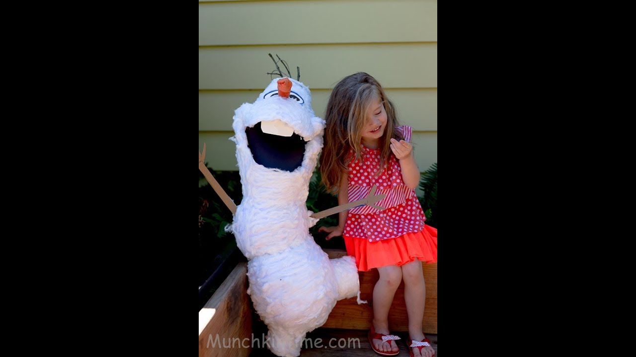 How To Make Frozen Olaf Pinata Easy DIY Tutorial