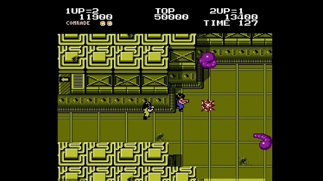 Alien Syndrome | 2 Player Co-op Gameplay | NES