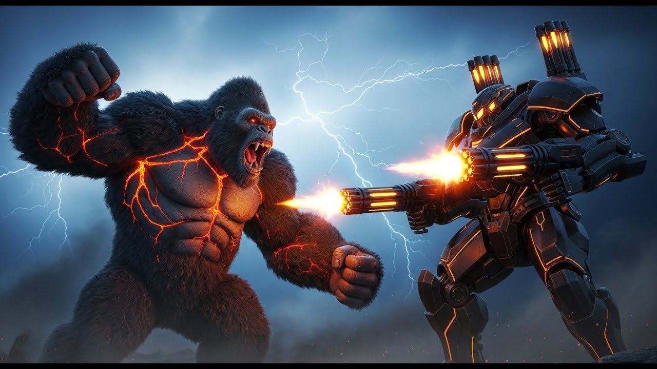 Apex Kong Awakens | Primal Titan Clash Against the Mech of the Future: Epic War