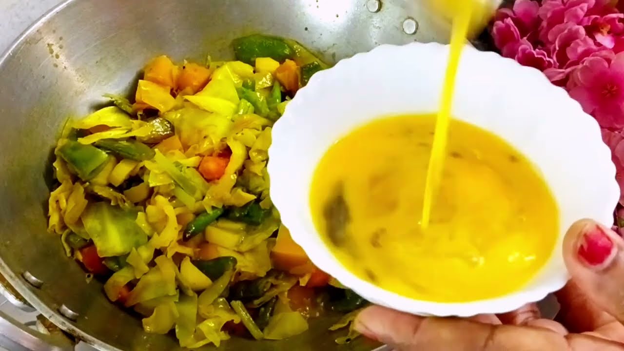 Egg Vegetable Recipe #recipe #cooking #eggvegtablerecipe 
