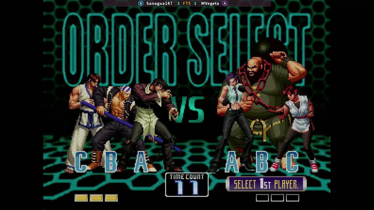 The King of Fighters 2002 - Sanagua147 VS MVegeta(FT5)