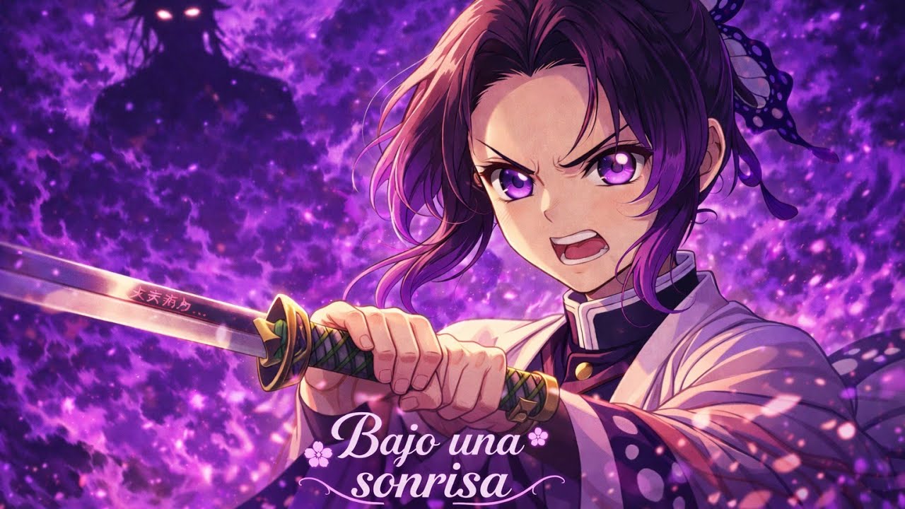 Bajo una sonrisa (Pilar del Insecto Shinobu Kocho) #kimetsunoyaiba #demonslayer #shinobu 