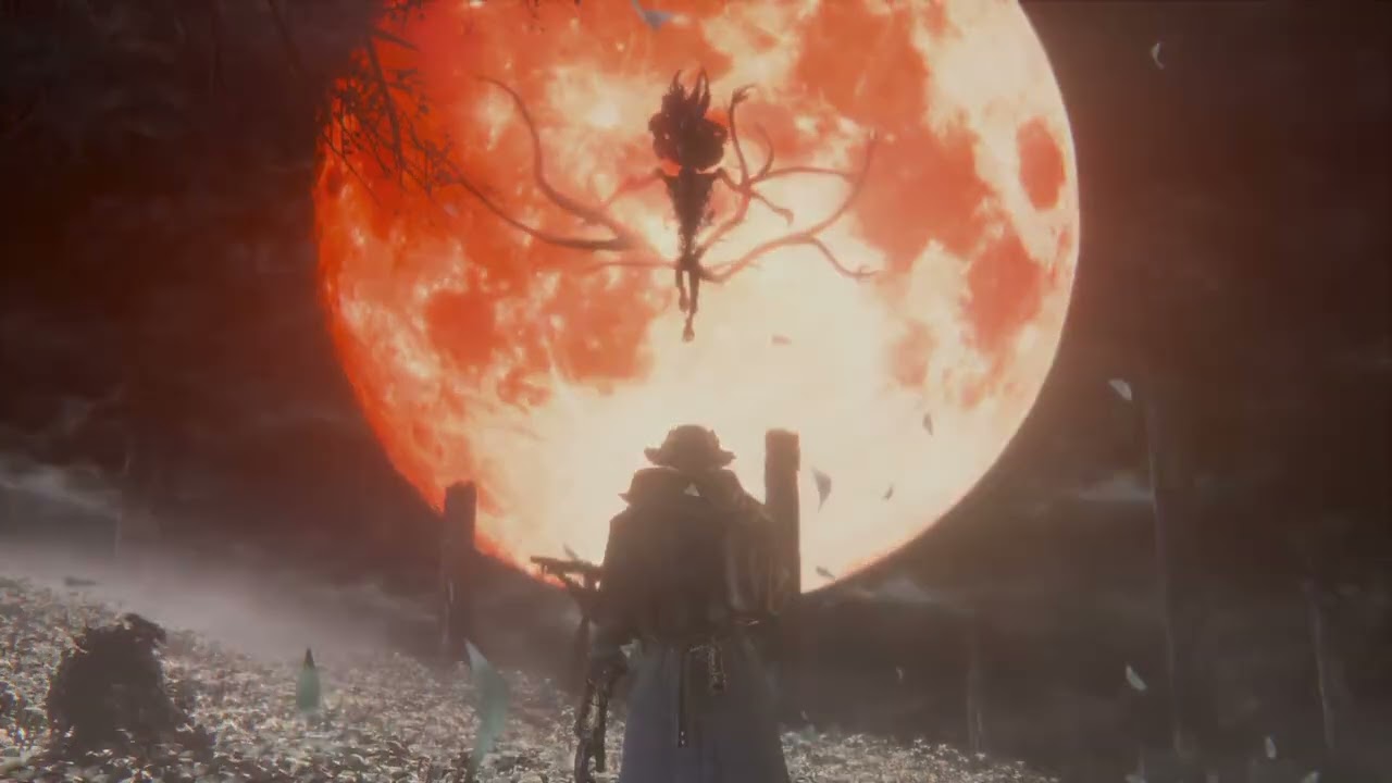 German and Moon Presence fight - Bloodborne