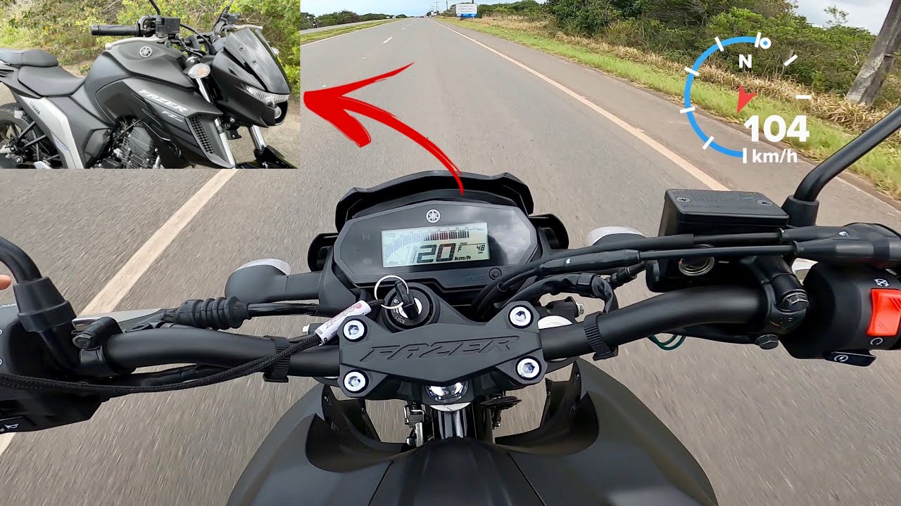 MEU TOP SPEED NOVA YAMAHA FAZER 250 ABS 2022/NOVA FZ25