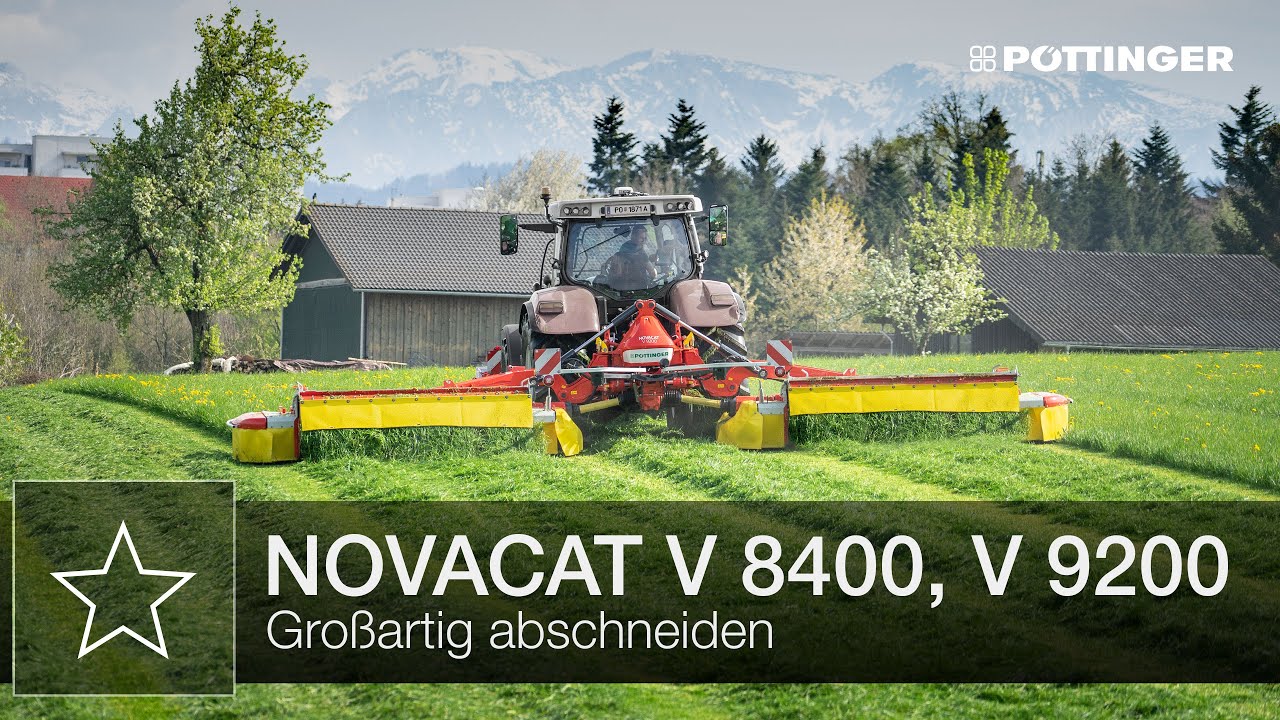 NOVACAT V 8400, V 9200 Mähkombinationen – Highlights | PÖTTINGER