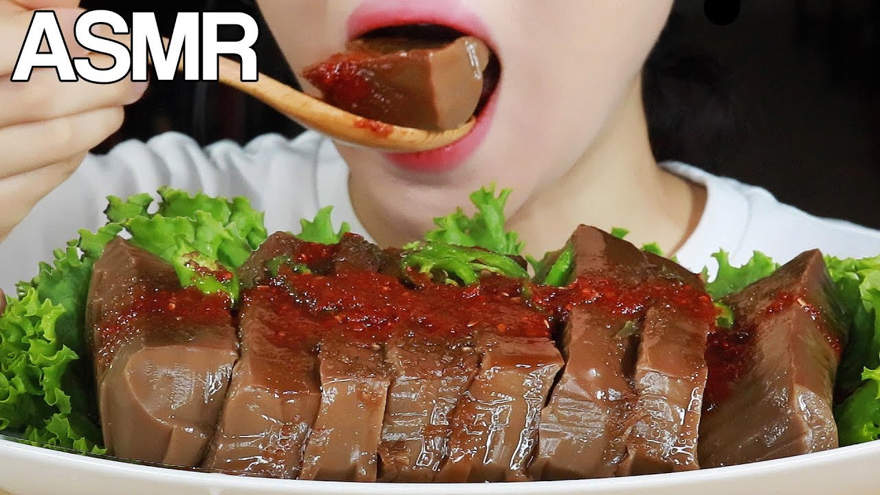 ASMR ACORN JELLY DOTORIMUK EATING SOUNDS MUKBANG