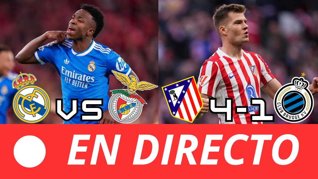 🚨 MADRID vs BENFICA SIN MBAPPÉ: LESIÓN DE RODILLA 🔸 ATLETI 4-1 BRUJAS: SORLOTH MVP #laliga